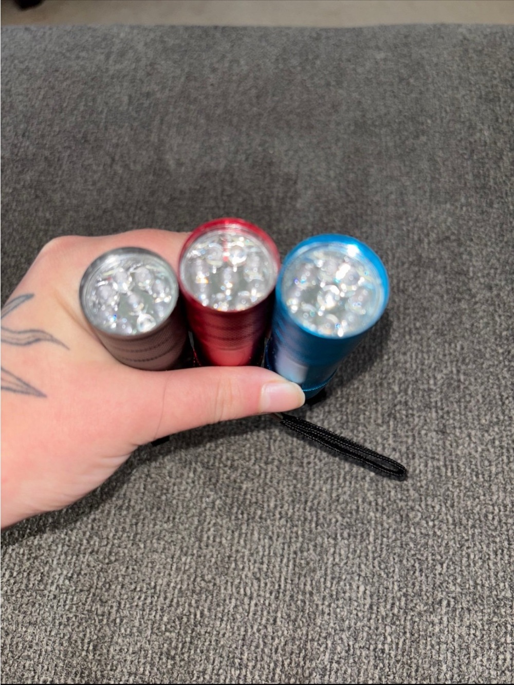 Compact LED Mini Flashlight Trio - Picture 3 of 4